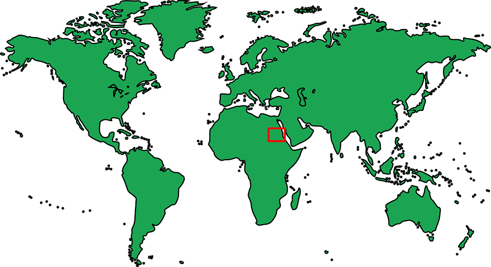 world map malediven